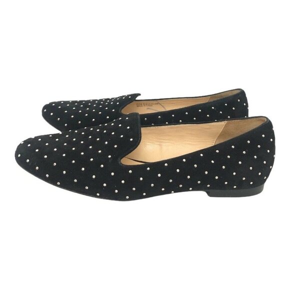 Cole Haan Size 6 Black Deacon Studded Loafers - Picture 4 of 7